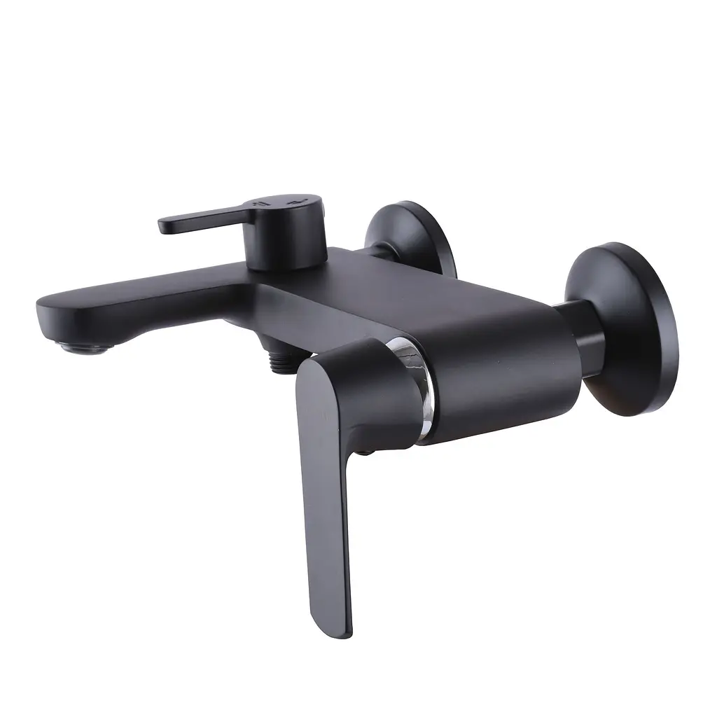 Змішувач для ванни Globus Lux Laguna GLA-0102N-10-BB Чорний матовий - фото 5