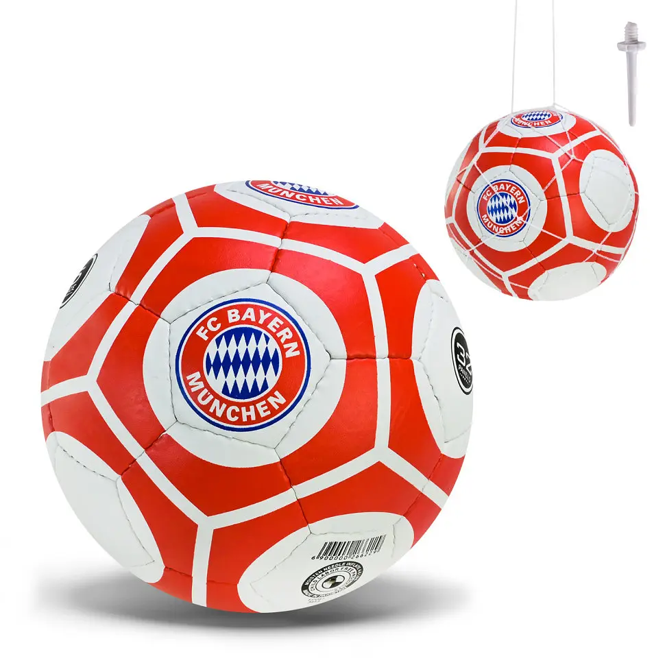 М'яч футбольний FC BAYERN MUNCHEN FP081 №5, PU 420 грам, 32 панелі, сітка+голка в комплекті - фото 2