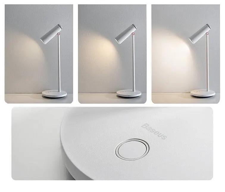 Світлодіодна настільна лампа Baseus I-wok Series Charging Office Reading Desk Lamp Spotlight White DGIWK-A02 - фото 7