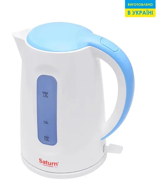 Чайник SATURN ST-EK8439U White/Blue - фото 2