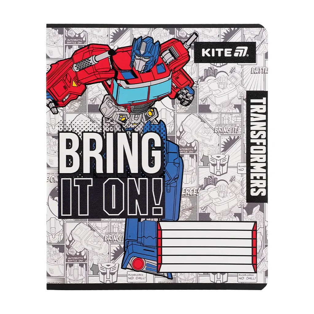 Зошит Kite Transformers, 12 аркушів, клітинка (TF25-232), в асортименті - фото 7