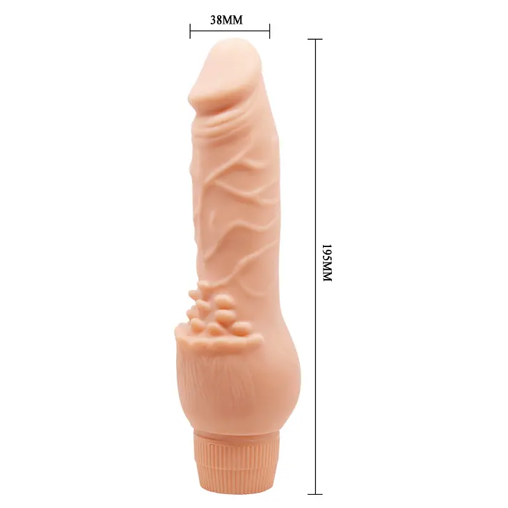 Вібратор Barbara Clark Vibrator 7,6" Flesh - фото 2