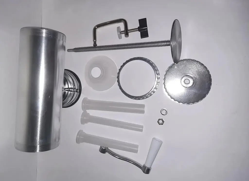 Шприц для виготовлення ковбас Bohmann BH 02-750 ручний 2.5 кг Сірий - фото 4