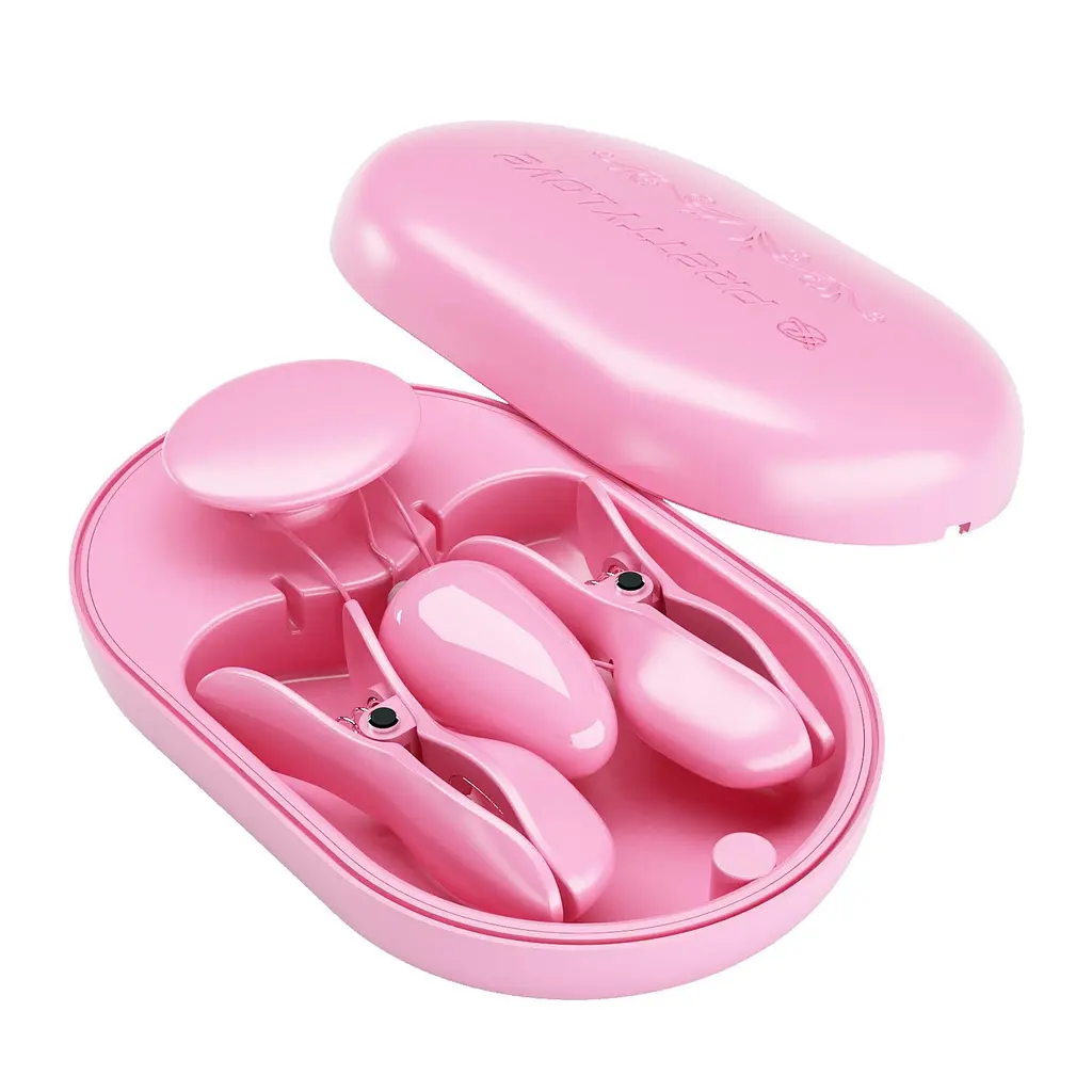 Набор для электростимуляции Pretty Love Surprise Box, 3 шт. (светло-розовый) - фото 5