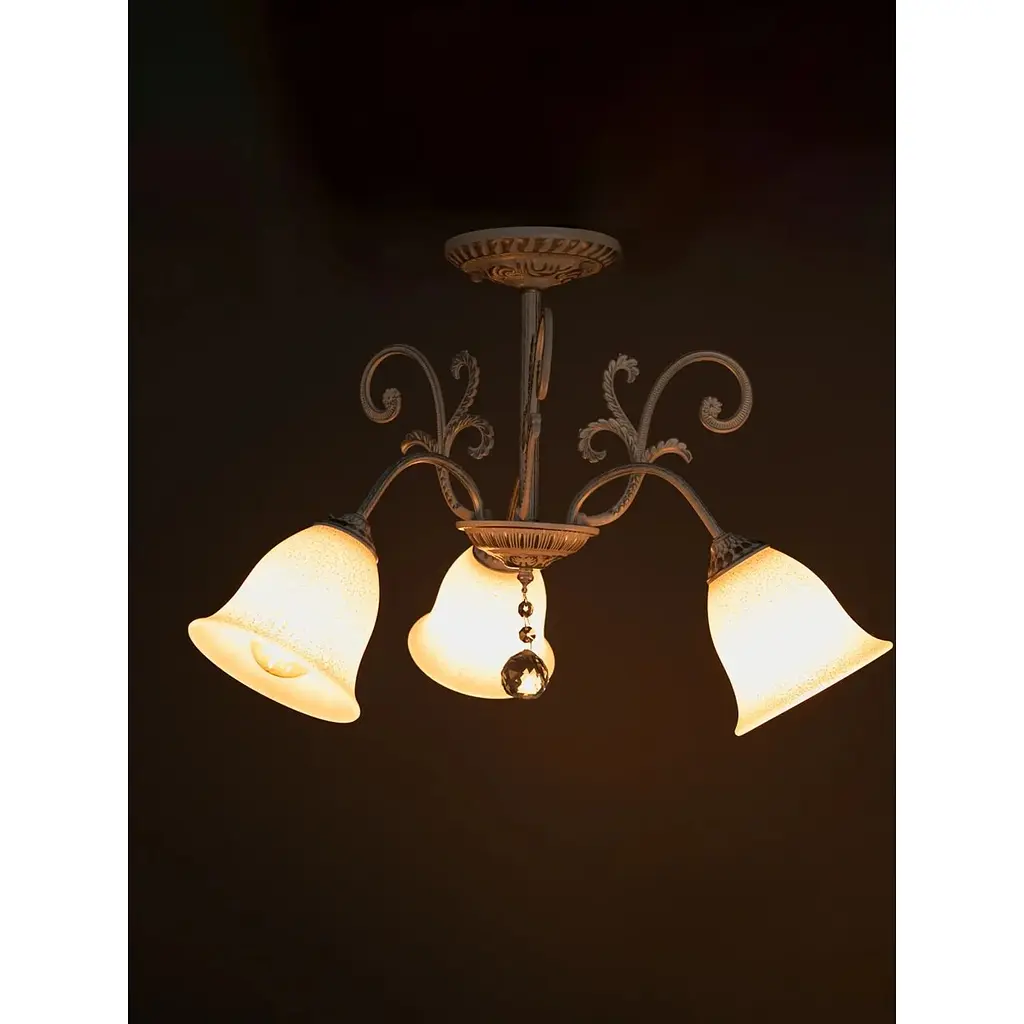 Класична люстра Brille BKL-691S/3 E14 WT+SL - фото 2