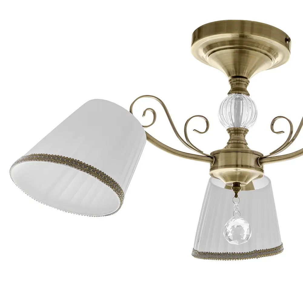 Люстра потолочная Brille классическая E14 40W BZ (BKL-716C/3) - фото 3