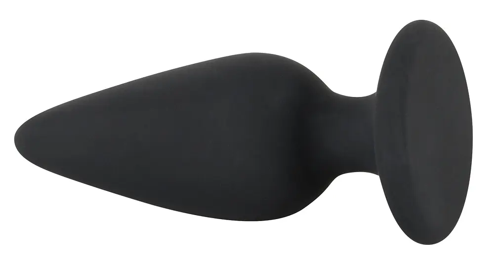 Анальна пробка Black Velvets Heavy Plug Medium чорна - фото 2