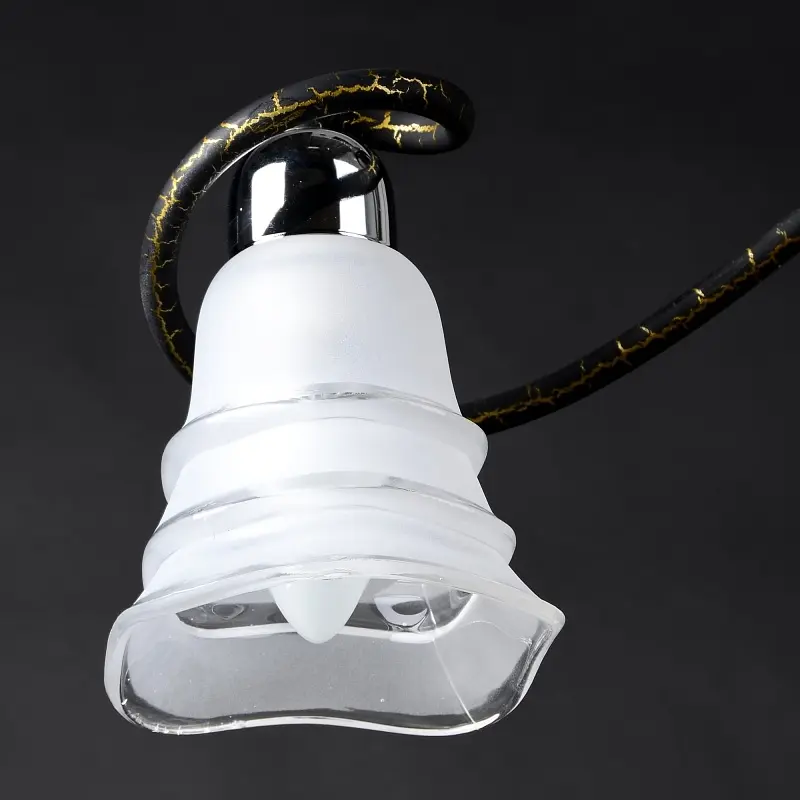 Люстра потолочная Brille для кухни E14 40W BK (LK-285C/3) - фото 11