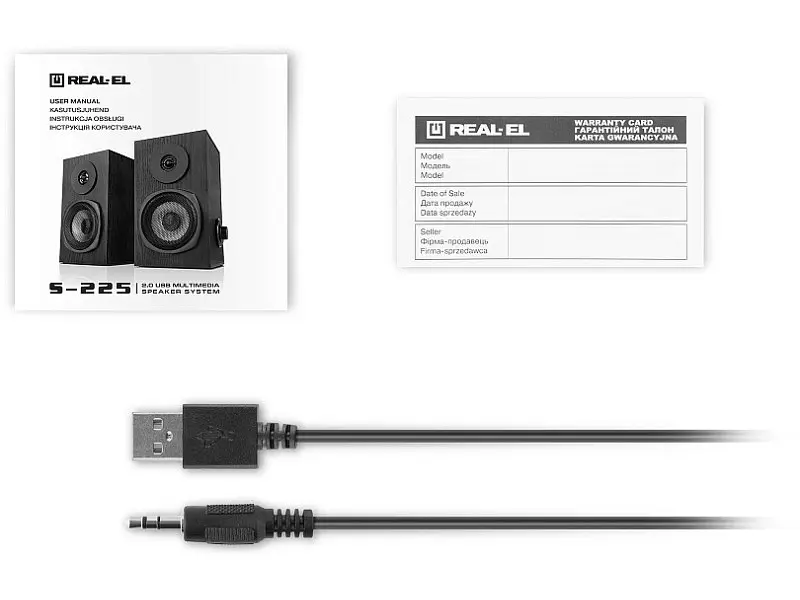 Колонки для комп'ютера REAL-EL S-225 Black - фото 10