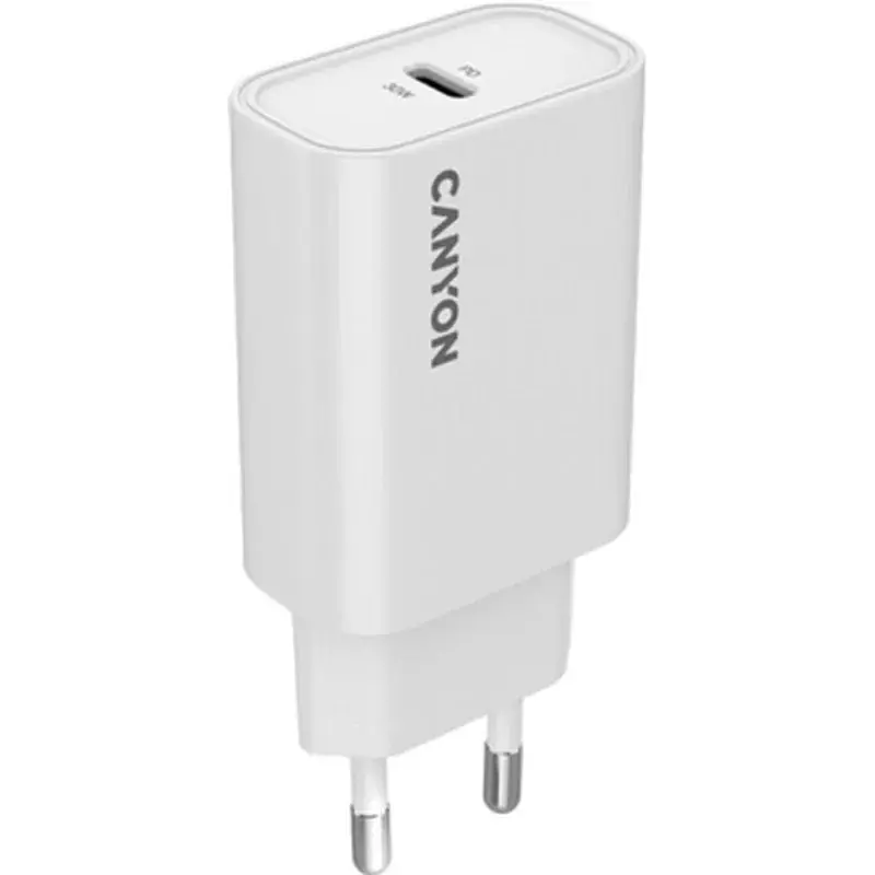 Зарядний пристрій Canyon 30CL OnCharge USB-C PD30W White (CNE-CHA30CLW) - фото 2