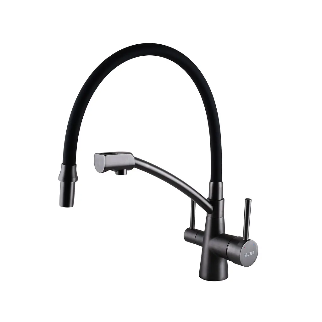 Змішувач для кухні під осмос Globus Lux Lazer GLLR-0700-11-GRAPHITE (22990) - фото 5