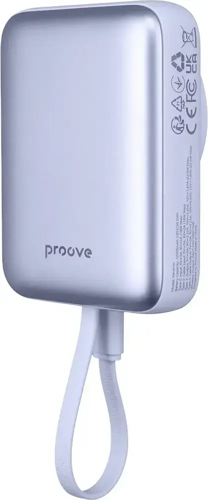 Портативний акумулятор Proove Neutron Magnetic 22.5W 10000mAh purple (PBNE22022209) - фото 4
