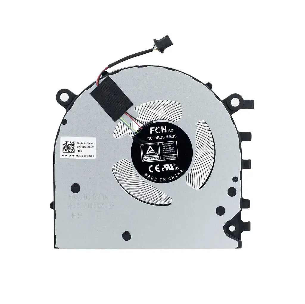 Вентилятор Lenovo кулер (CPU Fan 12V) для моделей ноутбука ideapad 5 Pro 16ACH6 (82L5), 16ARH7 (82SN), 16ARH7 (82SN), Slim 7 Pro 16ACH6 (82QQ), 16ARH7 (82UW) (DFSCK22105182H) Оригінал - фото 2