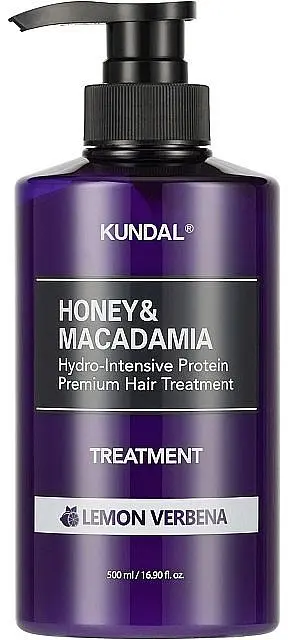 Кондиціонер для волосся "Лимонна вербена" 500 мл Kundal Honey & Macadamia Treatment Lemon Verbena