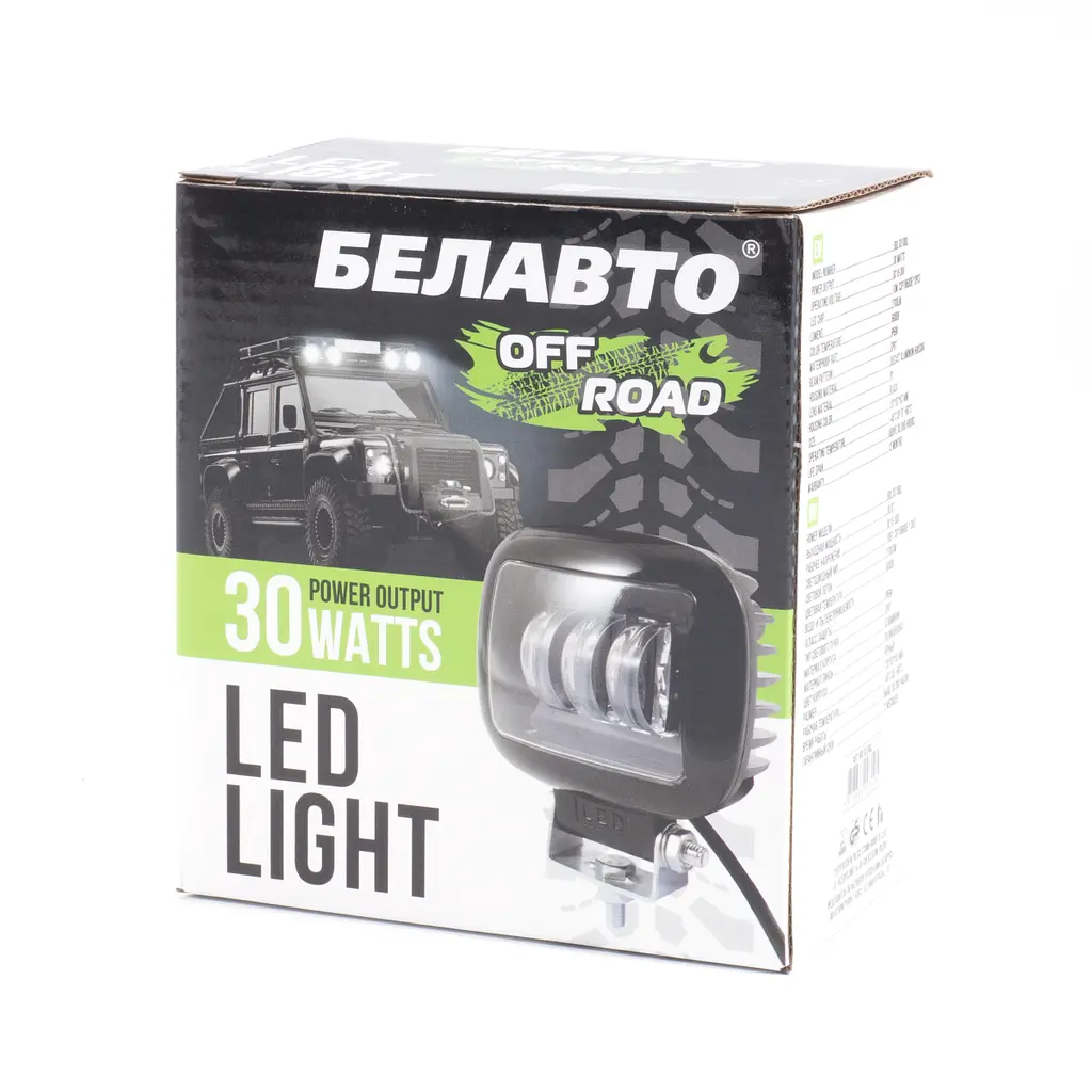Світлодіодна додаткова LED фара Belauto CSP 1860DE Алюмінієвий корпус (BOL0310L) - фото 2