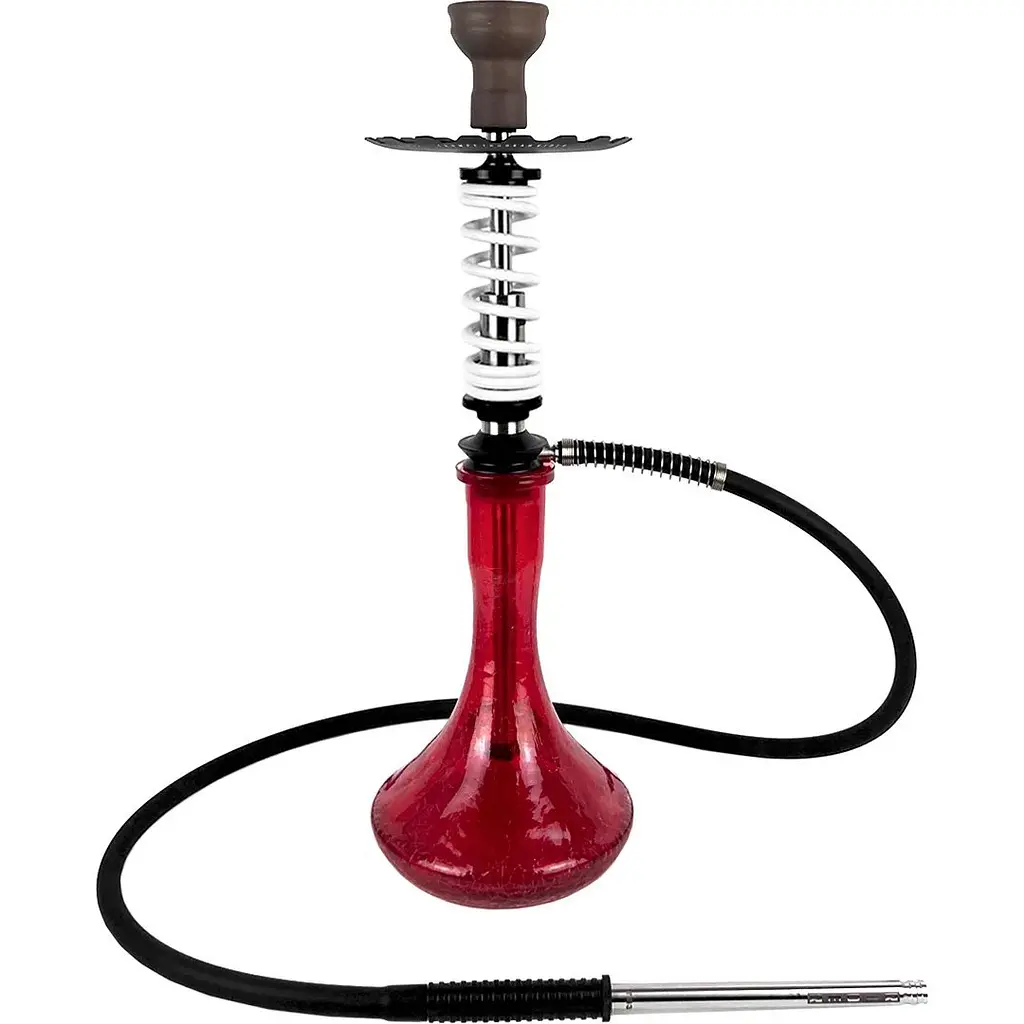 Кальян Trumpet Hookah Rider S White (колба Crash Red) - фото 2