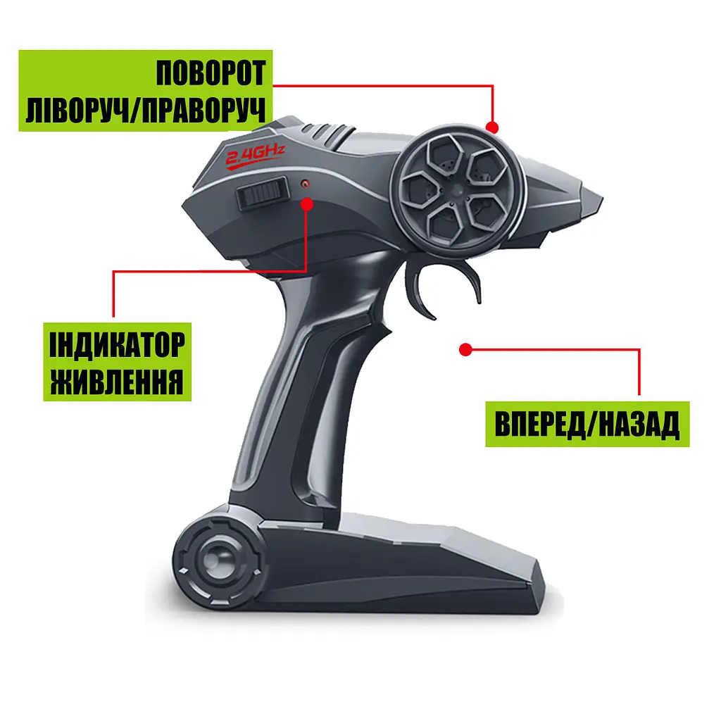 Машинка на радіокеруванні Sulong Toys Off-Road Crawler Speed King сірий (SL-153RHMGR) - фото 12