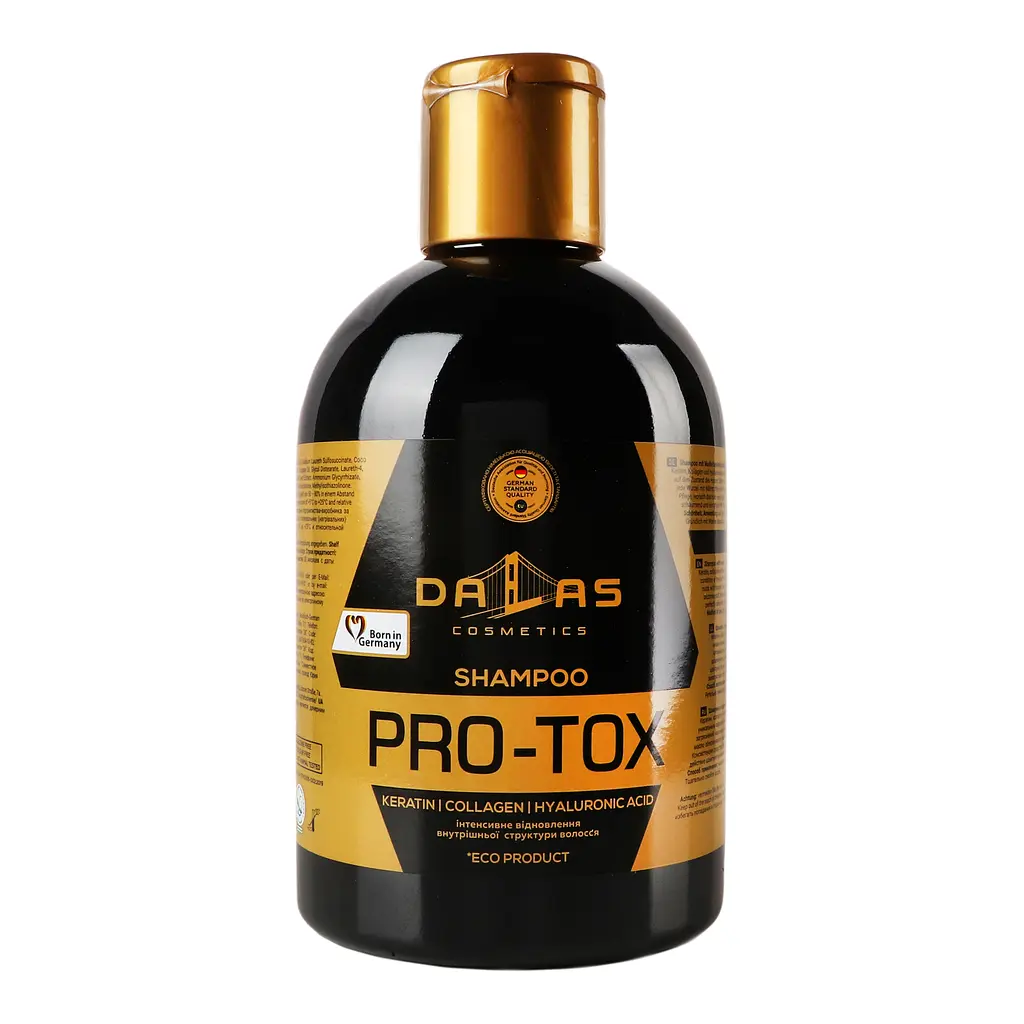Шампунь для волосся Dallas Cosmetics Hair Pro-tox з кератином, колагеном та гіалуроновою кислотою, 1000 мл (723314) - фото 2
