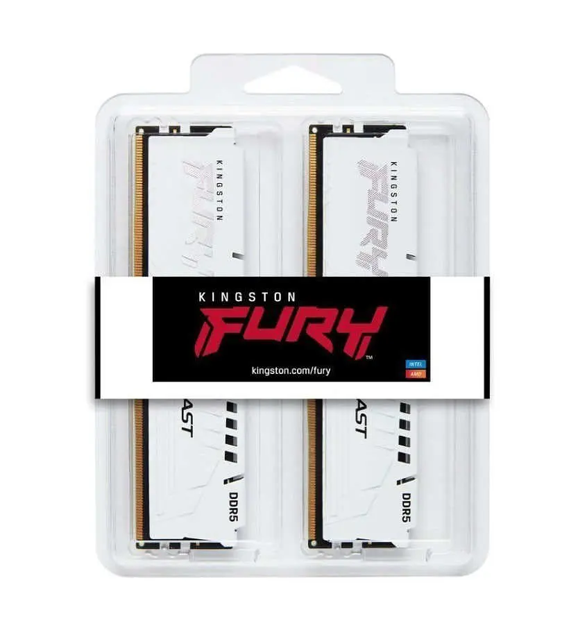 Оперативна пам'ять Kingston FURY 64 GB (2x32GB) DDR5 6400 MHz Beast White (KF564C32BWK2-64) - фото 3