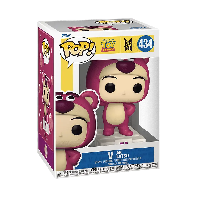 Фигурка Funko Pop БТС История игрушек Ким Тхехен Ви Лотсо BTS Toy Story V as Lotso 10 см BTS V L 434 - фото 2