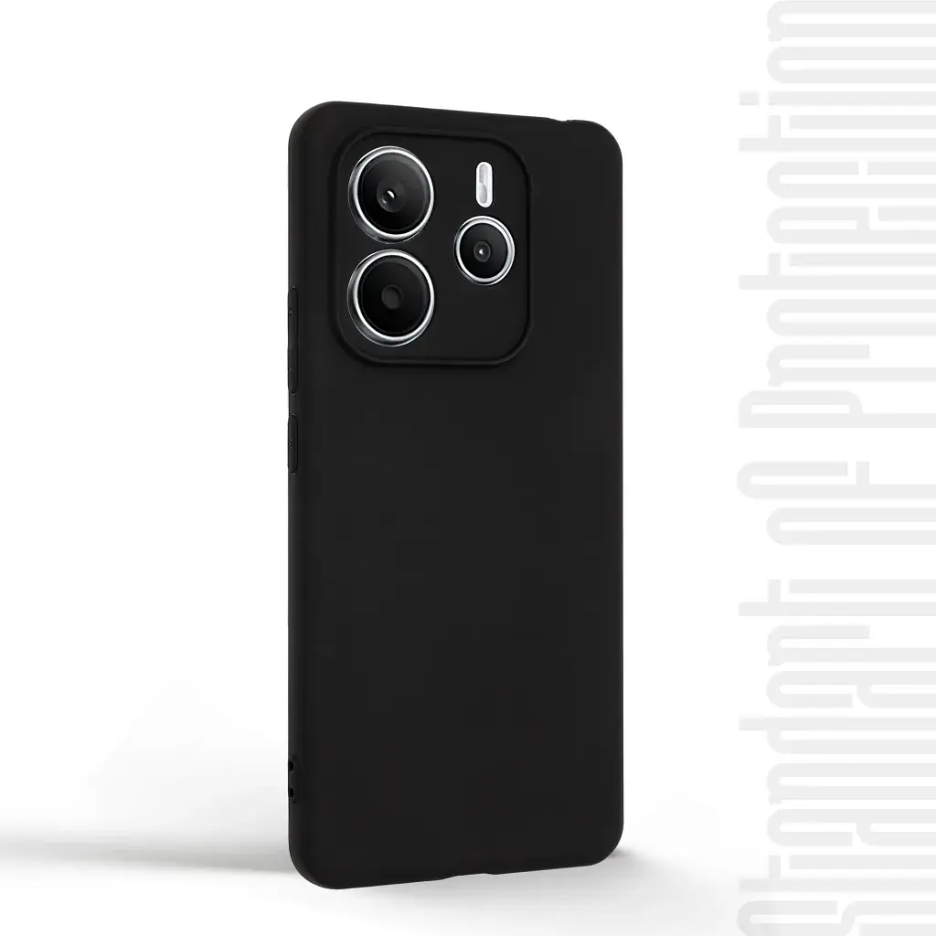 Чохол до мобільного телефона Armorstandart Matte Slim Fit Xiaomi Redmi Note 14 4G Camera cover Black (ARM79723) - фото 2