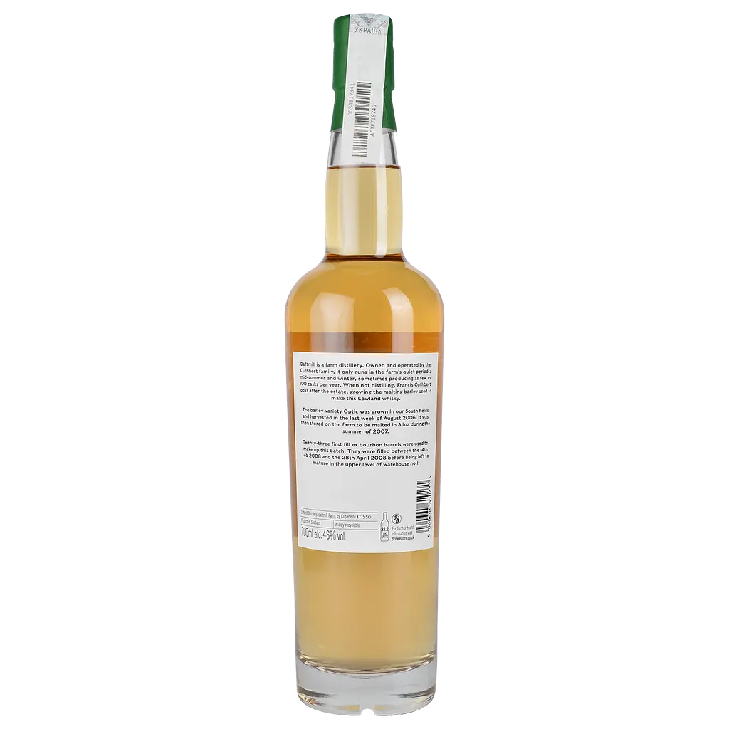 Виски Daftmill Winter Release 2008 Single Malt Scotch Whisky, 46%, 0,7 л - фото 2