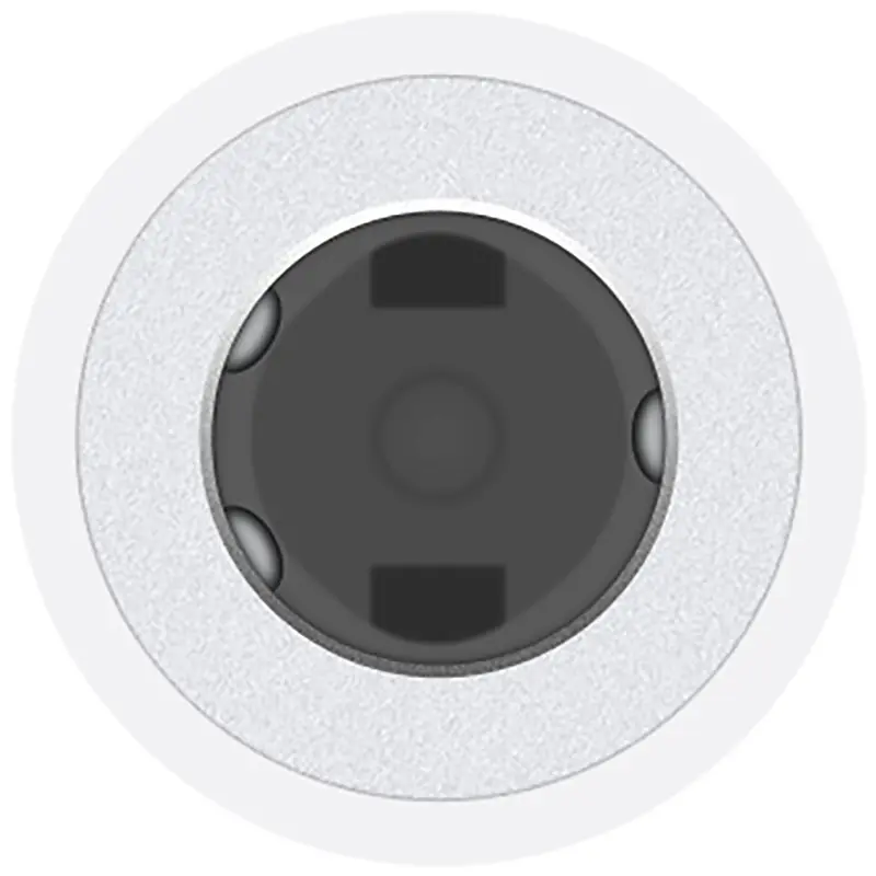 Переходник Apple Lightning to 3.5mm Headphones for iPhone White - фото 3