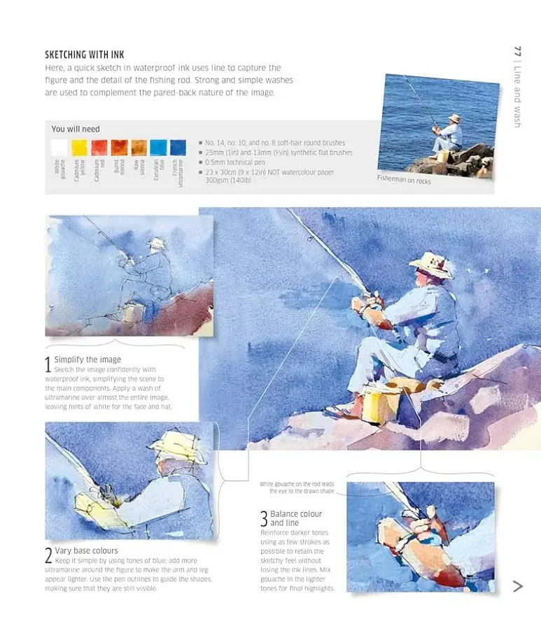 Artist's Watercolour Techniques. Discover How to Paint Landscapes, People and Still Lifes, and Develop Your Own Style - фото 7