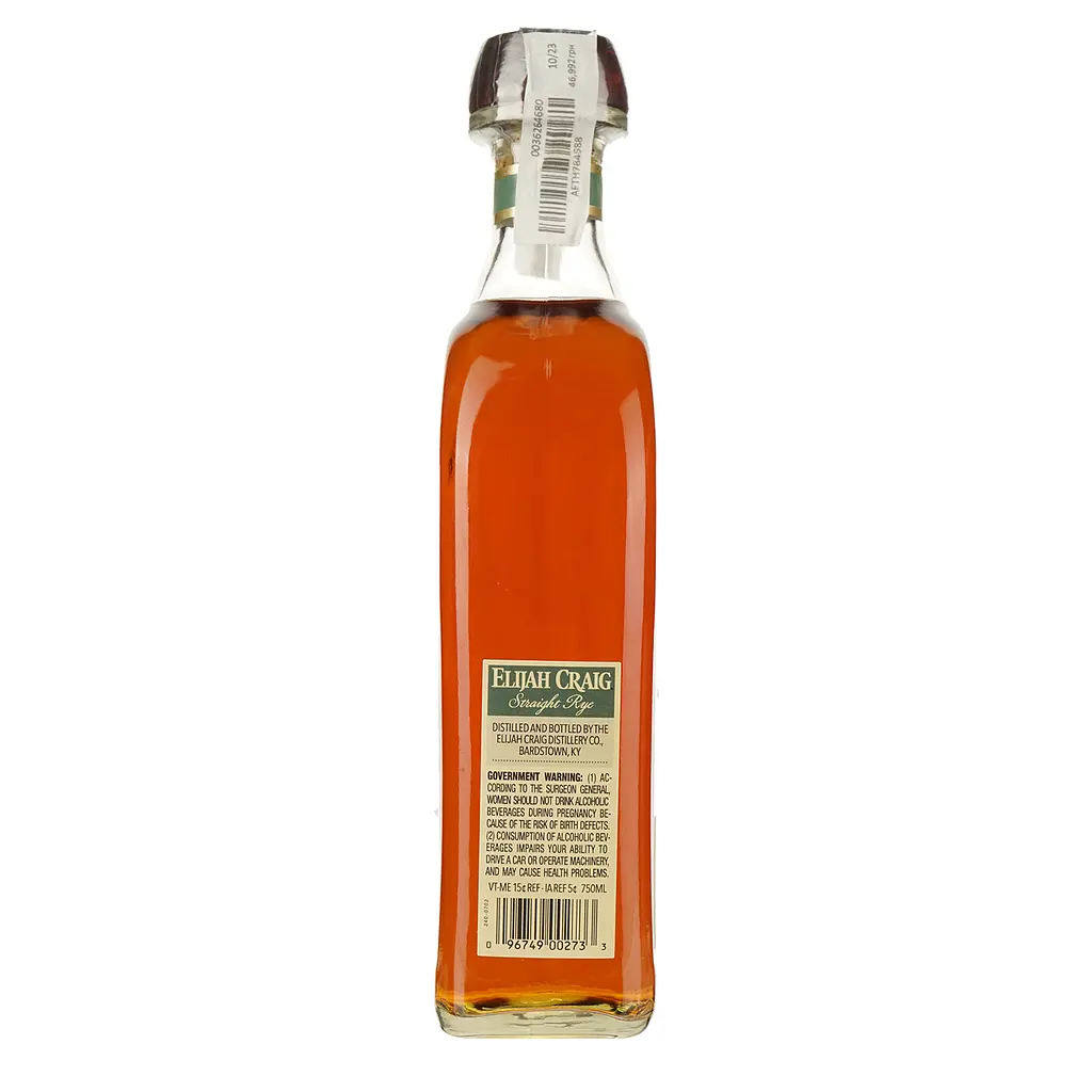 Віскі Elijah Craig Kentucky Straight Rye Whiskey 47% 0.75 л - фото 2