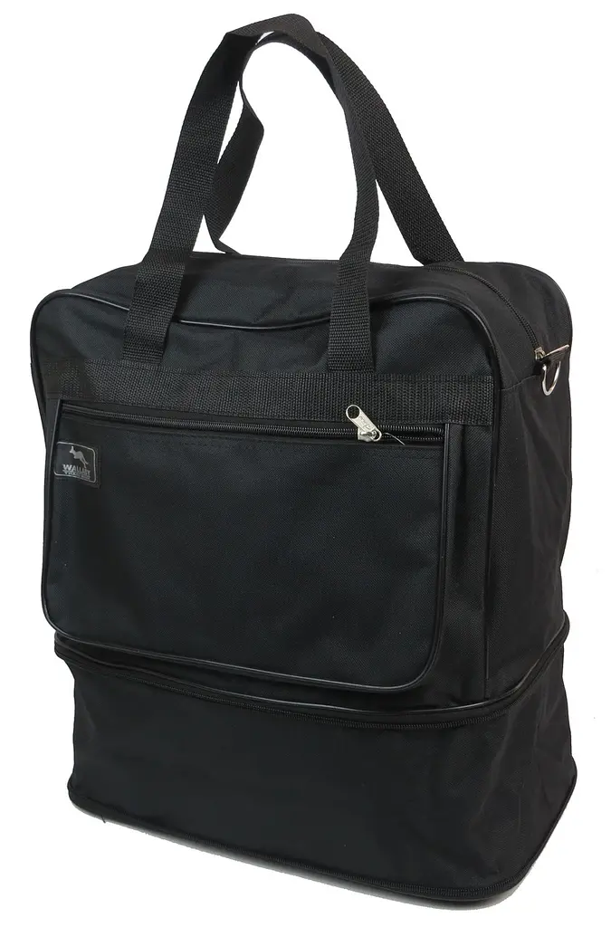 Розкладна сумка господарська Wallaby 14L 2071 Чорна - фото 2