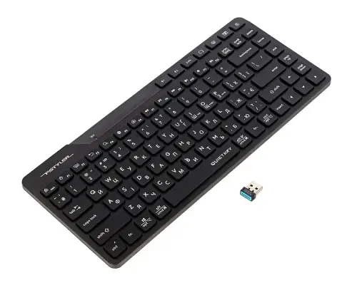 Клавіатура A4Tech FBK26C AS Fstyler, Black, Bluetooth / 2.4 GHz / USB, мембранні кнопки, 12 гарячих клавіш FN, радіус дії до 10 м - фото 3