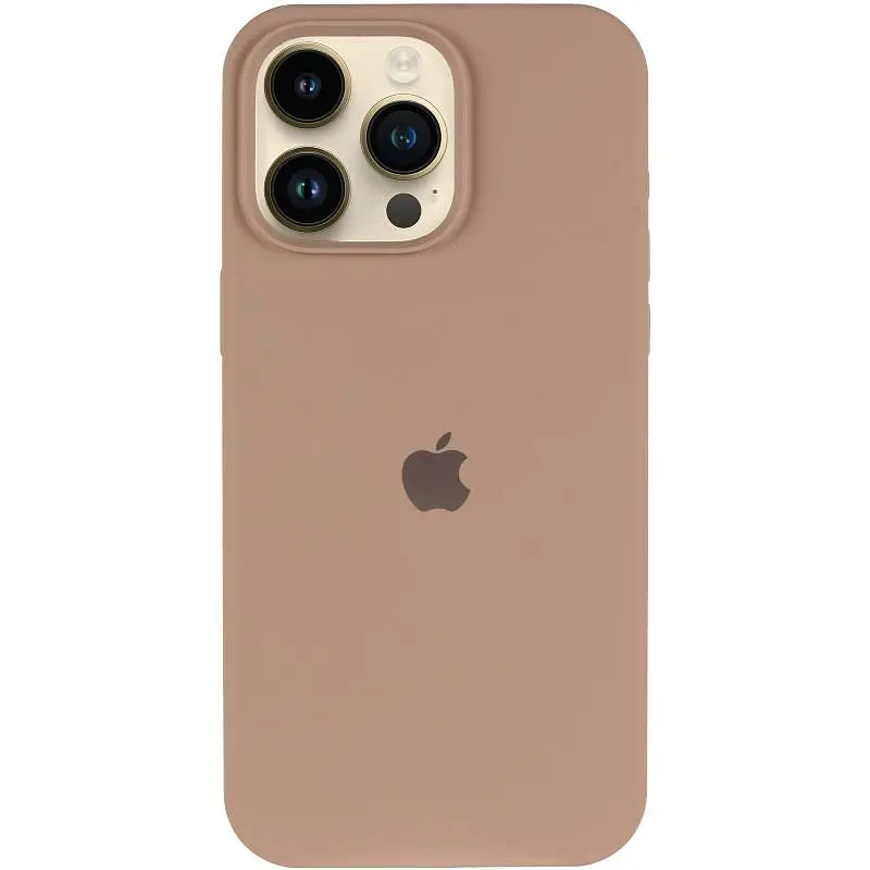 Чохол Silicone Case Full Protective (AA) для Apple iPhone 13 Pro Max (6.7) Бежевий / Desert Gold - фото 2