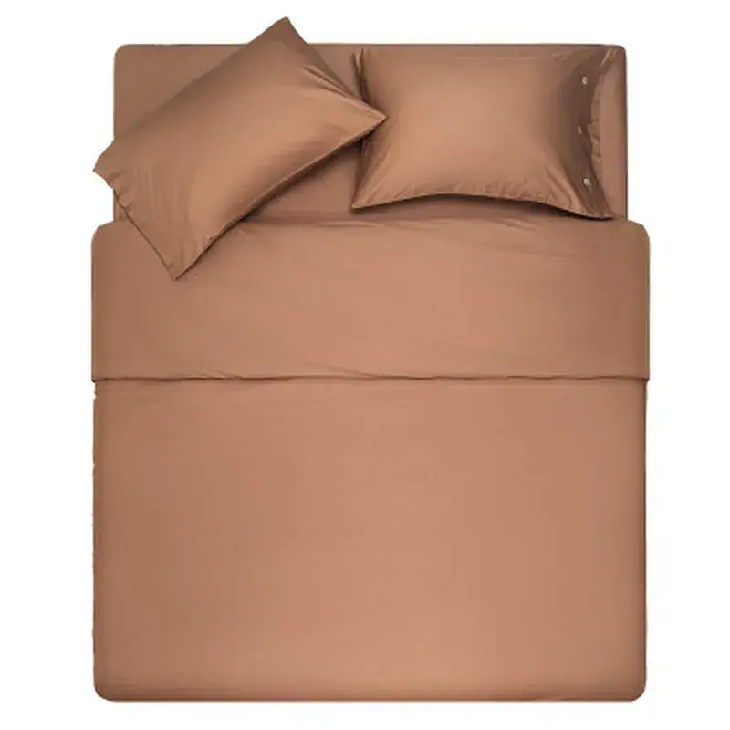 Підковдра ARDESTO Mix&Match 100% бавовна, сатин коричневий 160х220 см (ART1622DVH) - фото 5