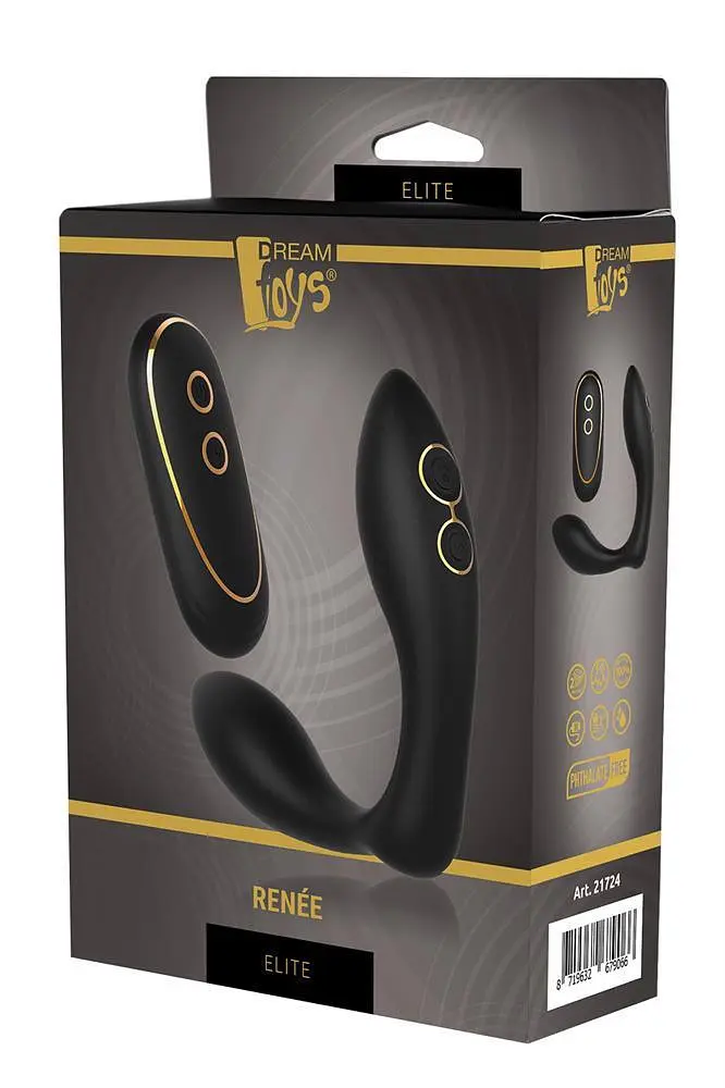 Вибратор Dreamtoys Elite Renee 11.2 см черный - фото 8