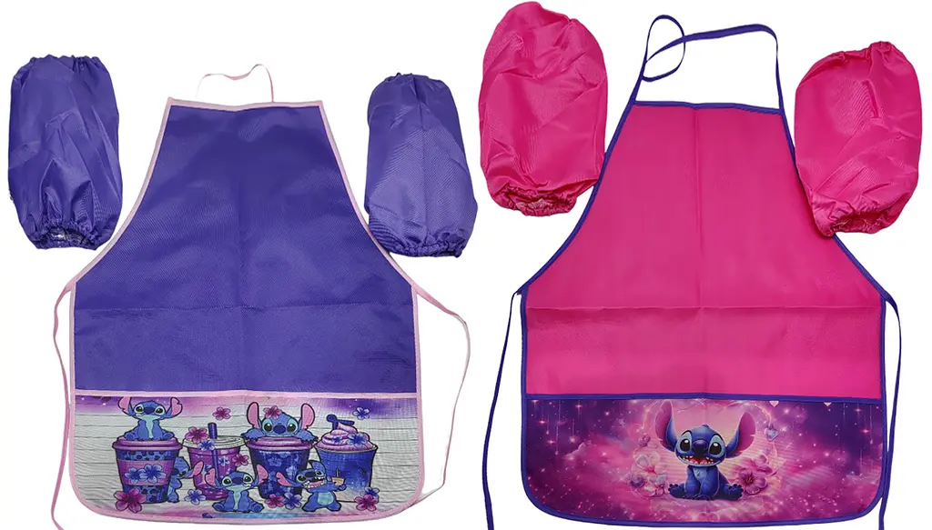 Набір фартух 50x45 см + нарукавники 26 см Стіч, 127-5 (В асортименті) - фото 2