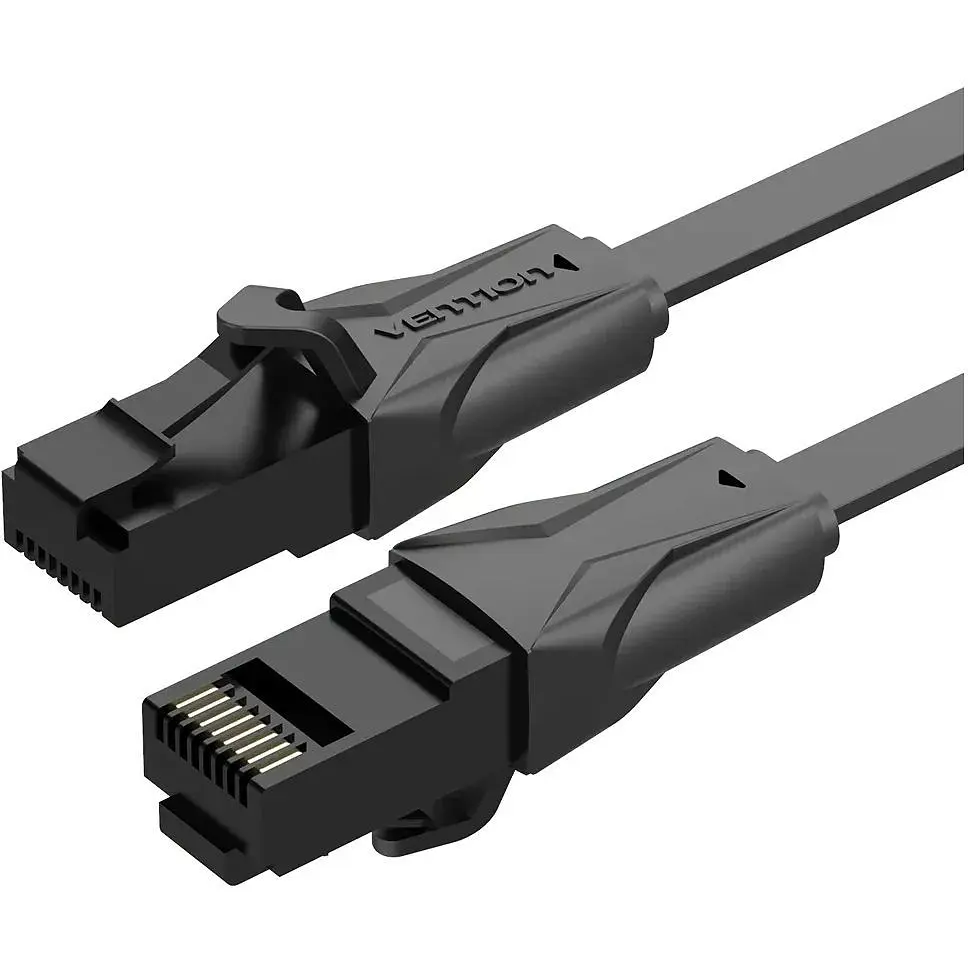 Патч-корд 0.75м, UTP cat 6 RJ-45 black Vention (IBABE)