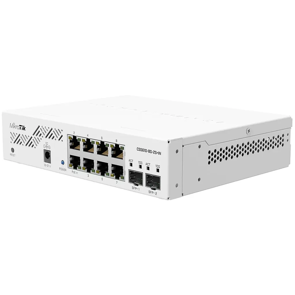 Коммутатор Mikrotik CSS610-8G-2S+IN (8x1G, 2xSFP+, SwOS) - фото 2