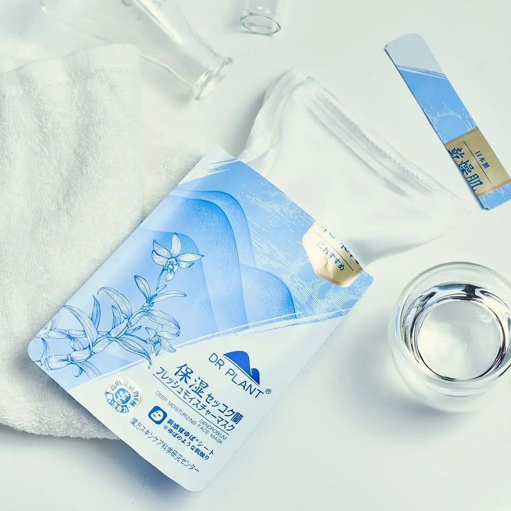 DR.PLANT Dendrobium Deep Moisturizing Face Mask глибоко зволожуюча маска для обличчя, 1 шт - фото 6