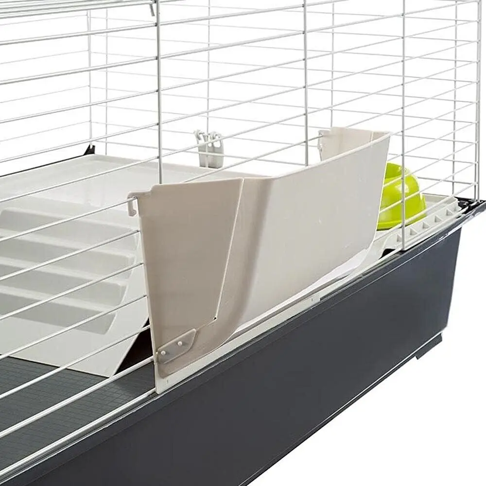 Клітка для кроликів та морських свинок Ferplast Rabbit 100 темно-сіра 95х57х46 см 57052370 - фото 7