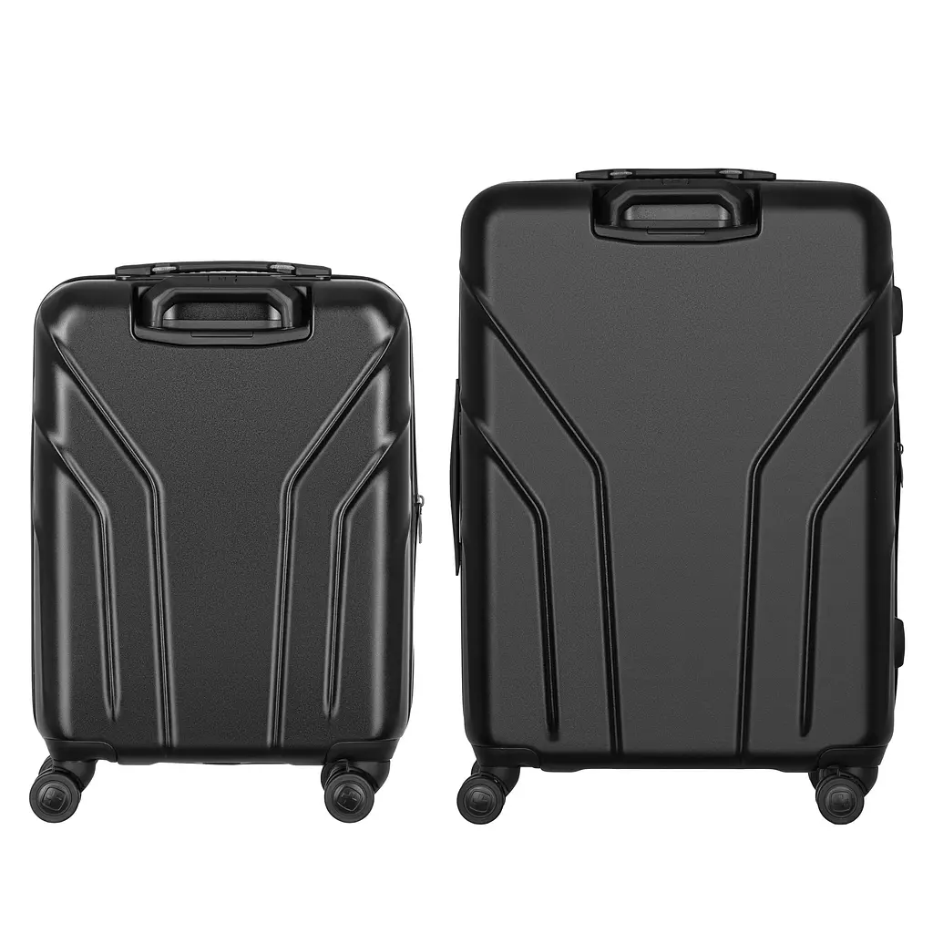 Wenger Набір валіз Wenger Amplix Hardside, полікарбонат, (S+M), TSA, 4 колеса, EXP, чорний - фото 3