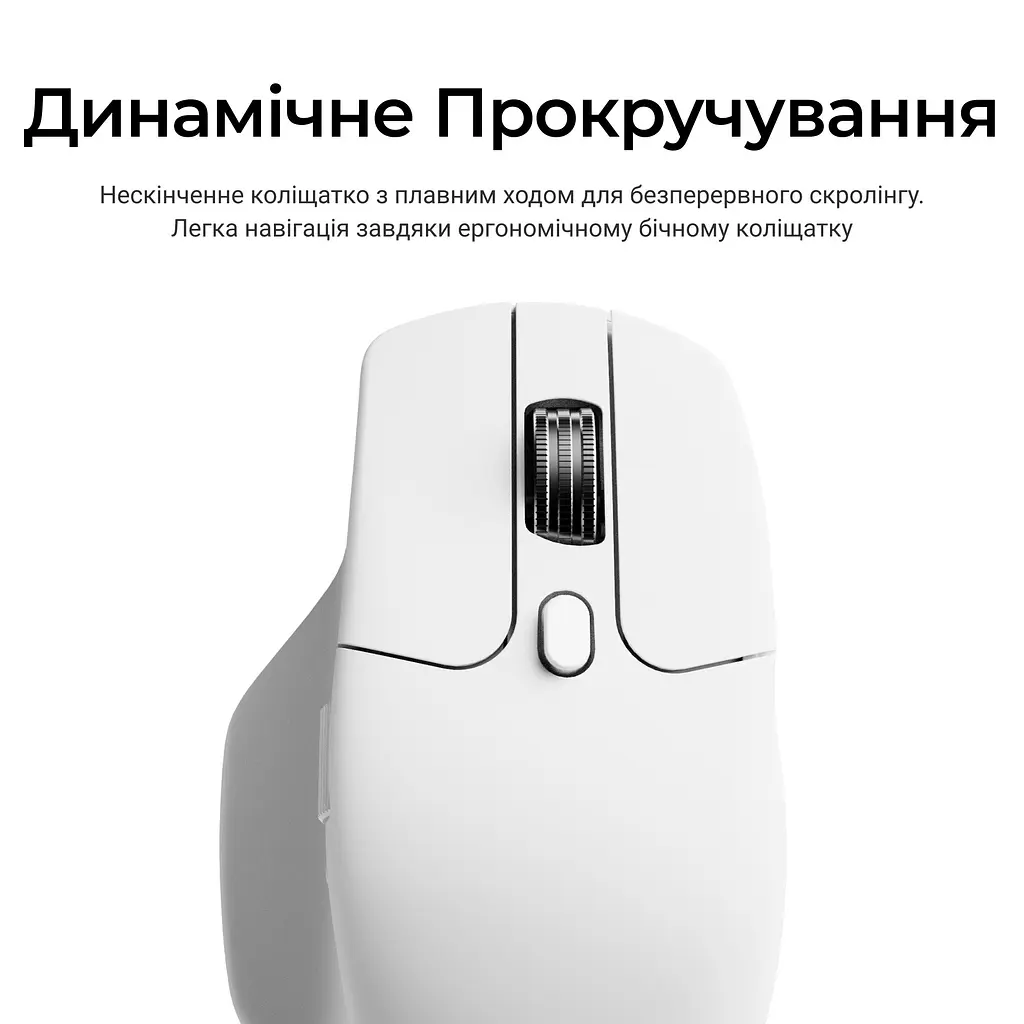 Миша бездротова Keychron M6S WL White (M6S-B72) - фото 7