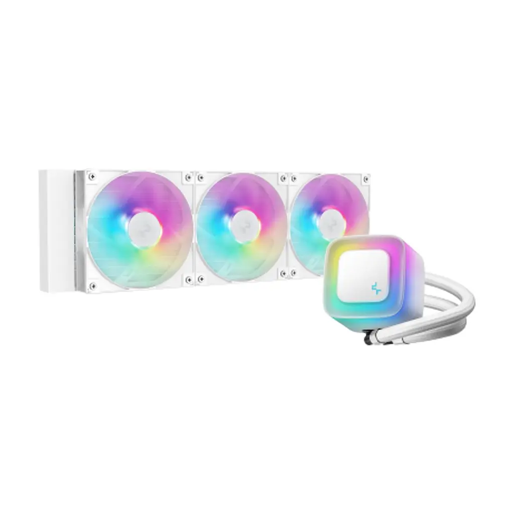 Система рідинного охолодження Deepcool LE360 WH V2 (R-LE360-WHAMMN-G-2) - фото 8