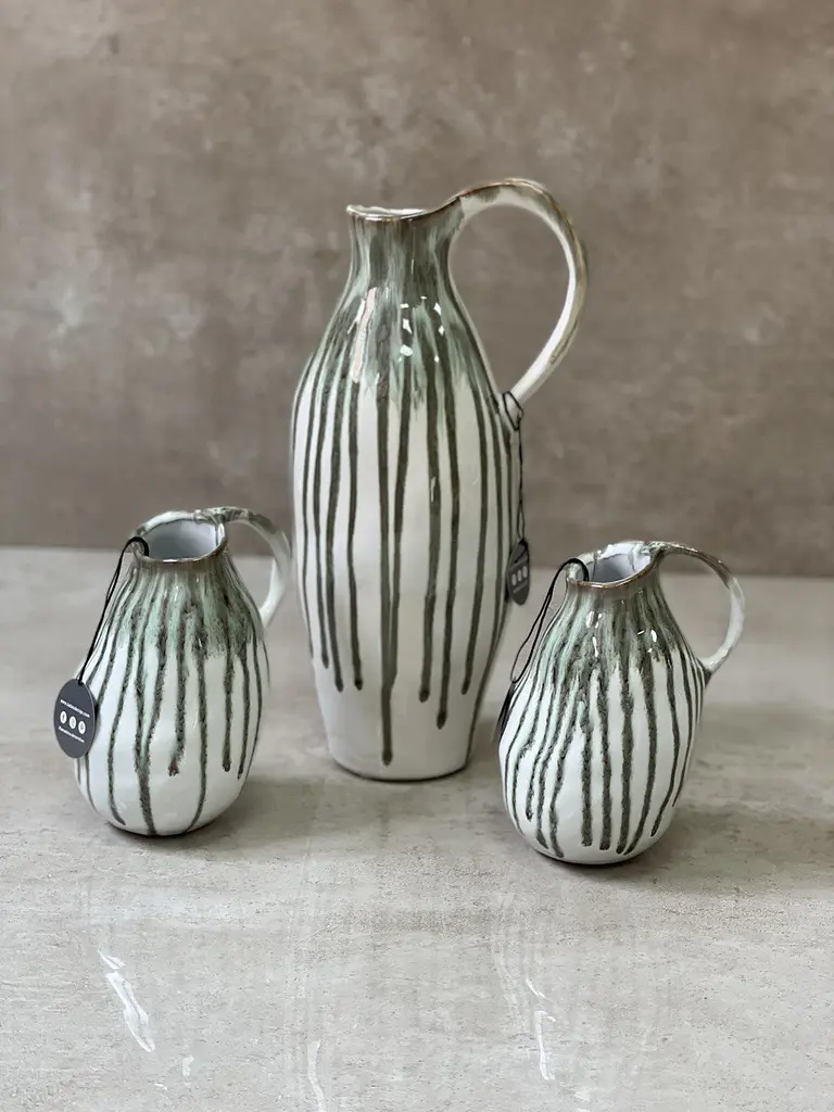 Ваза з ручкою Amadeus з патьоками фарби 37 см (154925) - фото 2