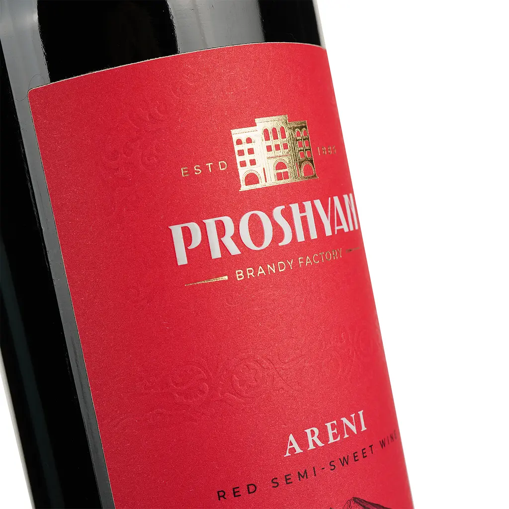 Вино Proshyan Areni красное полусладкое 12% 0.75 л - фото 3