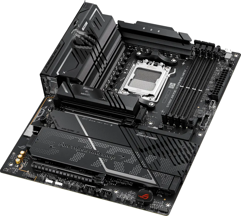 Материнcька плата Asus X870E-H ROG Strix Gaming Wi-Fi 7 Socket AM5 (ROG STRIX X870E-H GAMING WIFI7) Б/В - фото 2