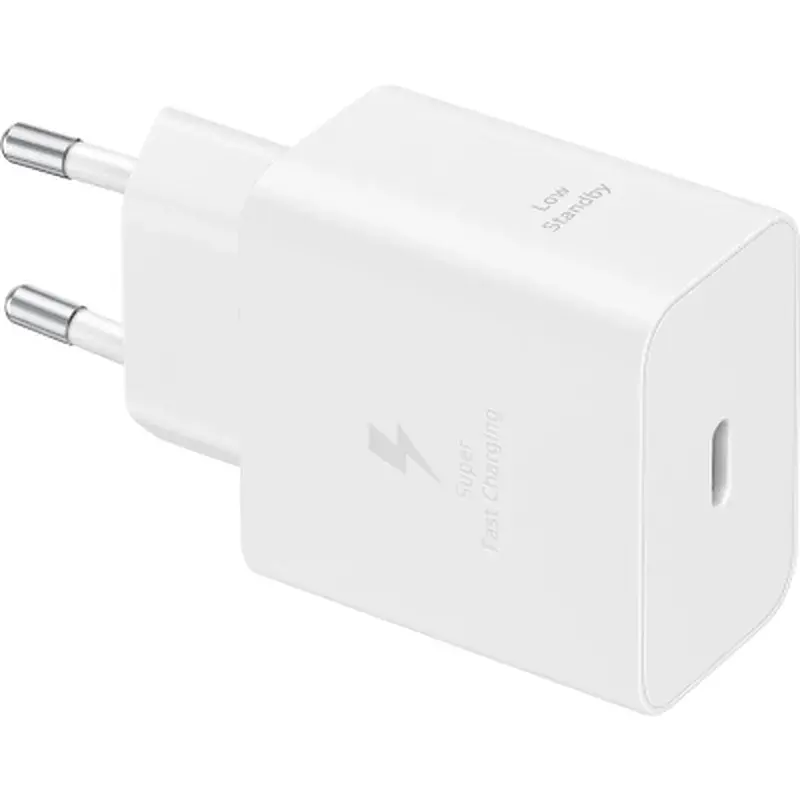 Зарядний пристрій Samsung USB-C 45W + cable USB-C to USB-C white (EP-T4511XWEGEU) - фото 2
