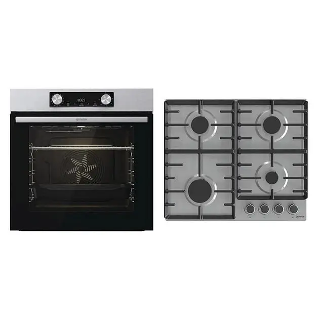 Встроенный комплект варочная поверхность Gorenje G642ABX + духовой шкаф Gorenje BO6737E02XK - фото 2