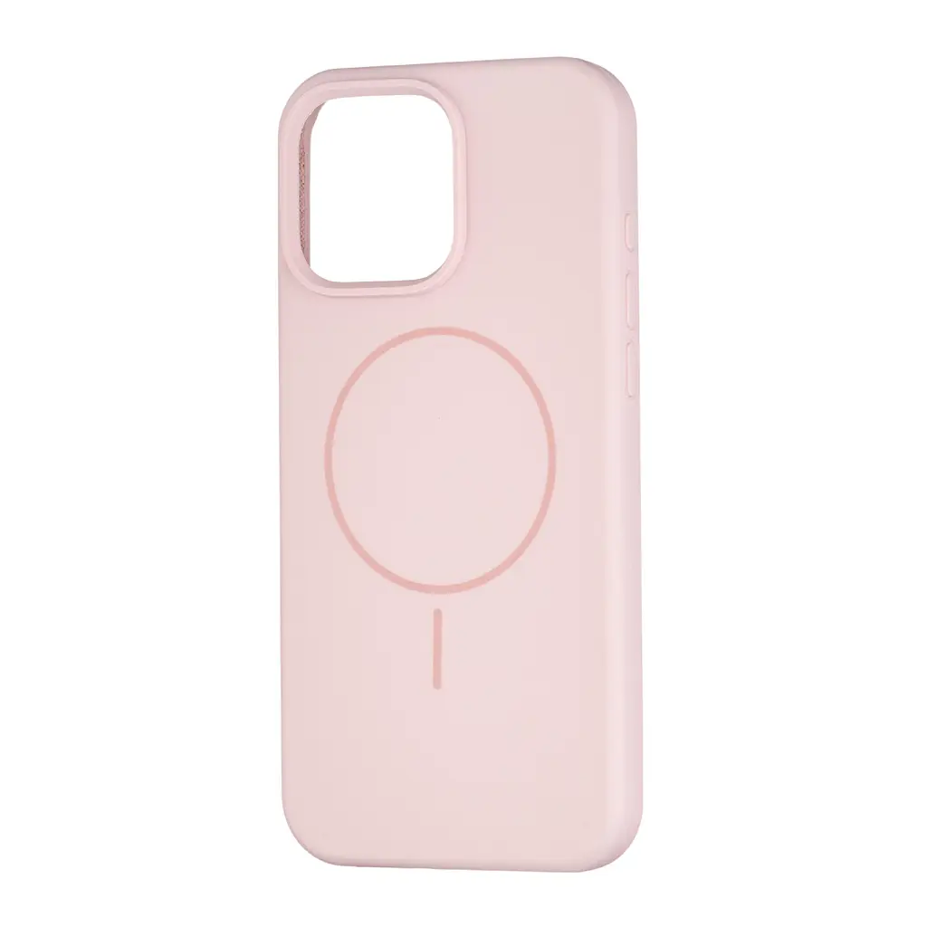 Чохол Silicone Case Full Cover with MagSafe iPhone 16 Pro Max Pink Sand