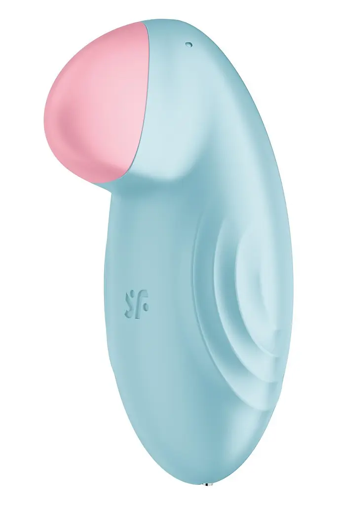 Смарт-вібратор для клітора Satisfyer Tropical Tip Light Blue - фото 3