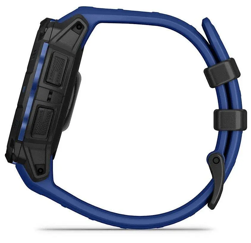 Смарт-годинник Garmin Instinct 3 45mm Amoled Black with Blue Band (010-02936-03/43) - фото 5